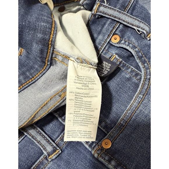 Madewell 10” High Rise Curvy Skinny Jeans Size 27 Medium Wash Stretch Denim - Picture 6 of 9